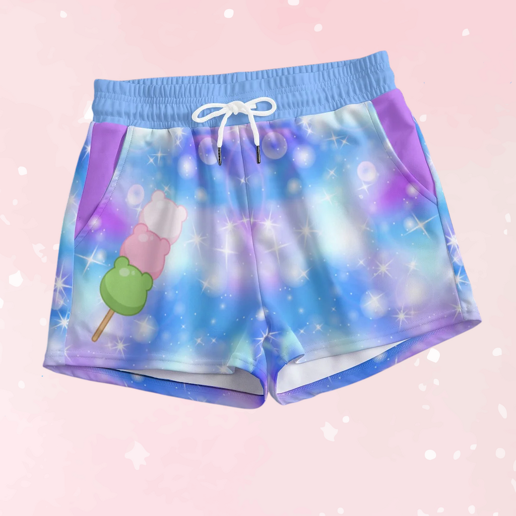 Cosmic Candy Bear Cozy Shorts