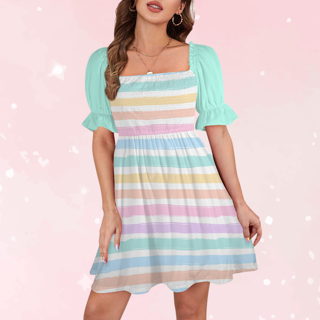 Candy Stripe Sweetheart Dress