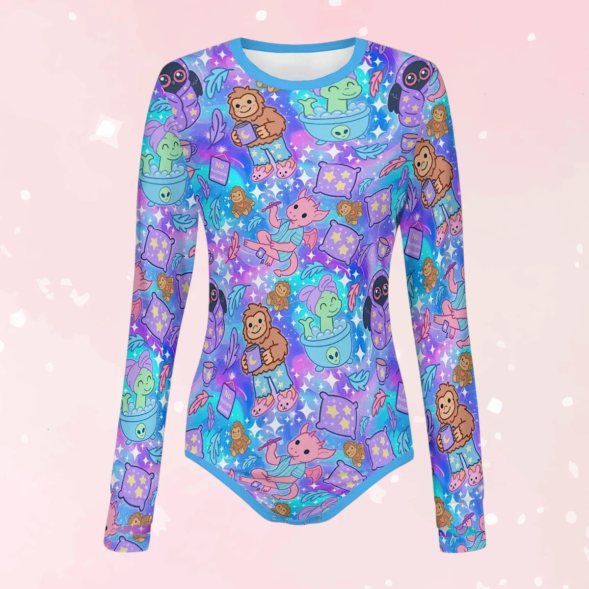 Cryptid Slumber Party Long Sleeve CuddleSuit
