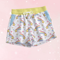 Pixel Rainbow Star Cozy Shorts