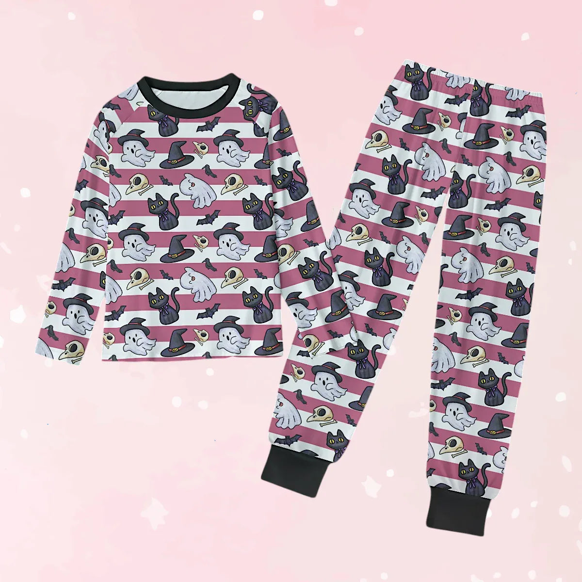 Haunted Whiskers Unisex Soft Jammies