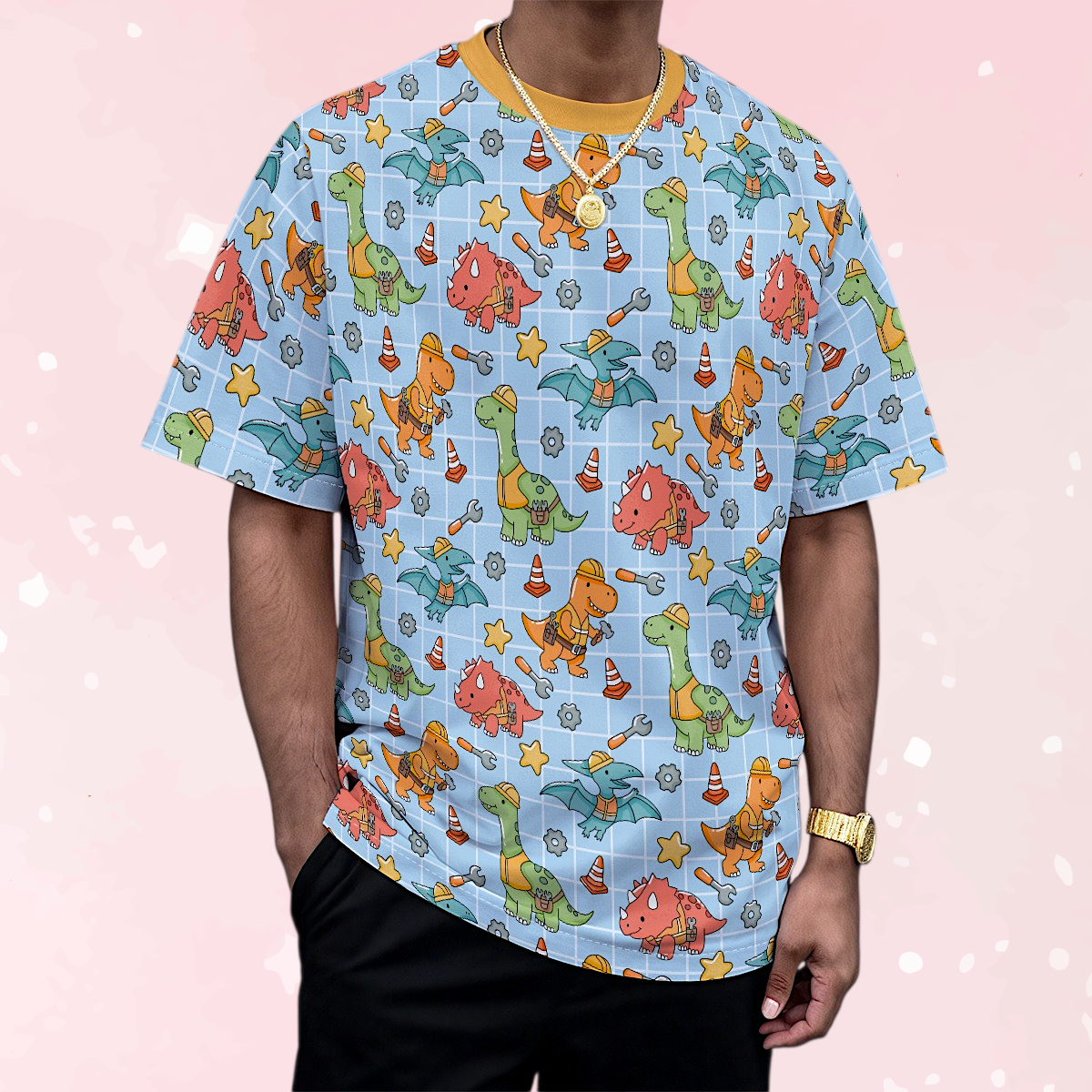 Dino Builders Unisex Play Tee