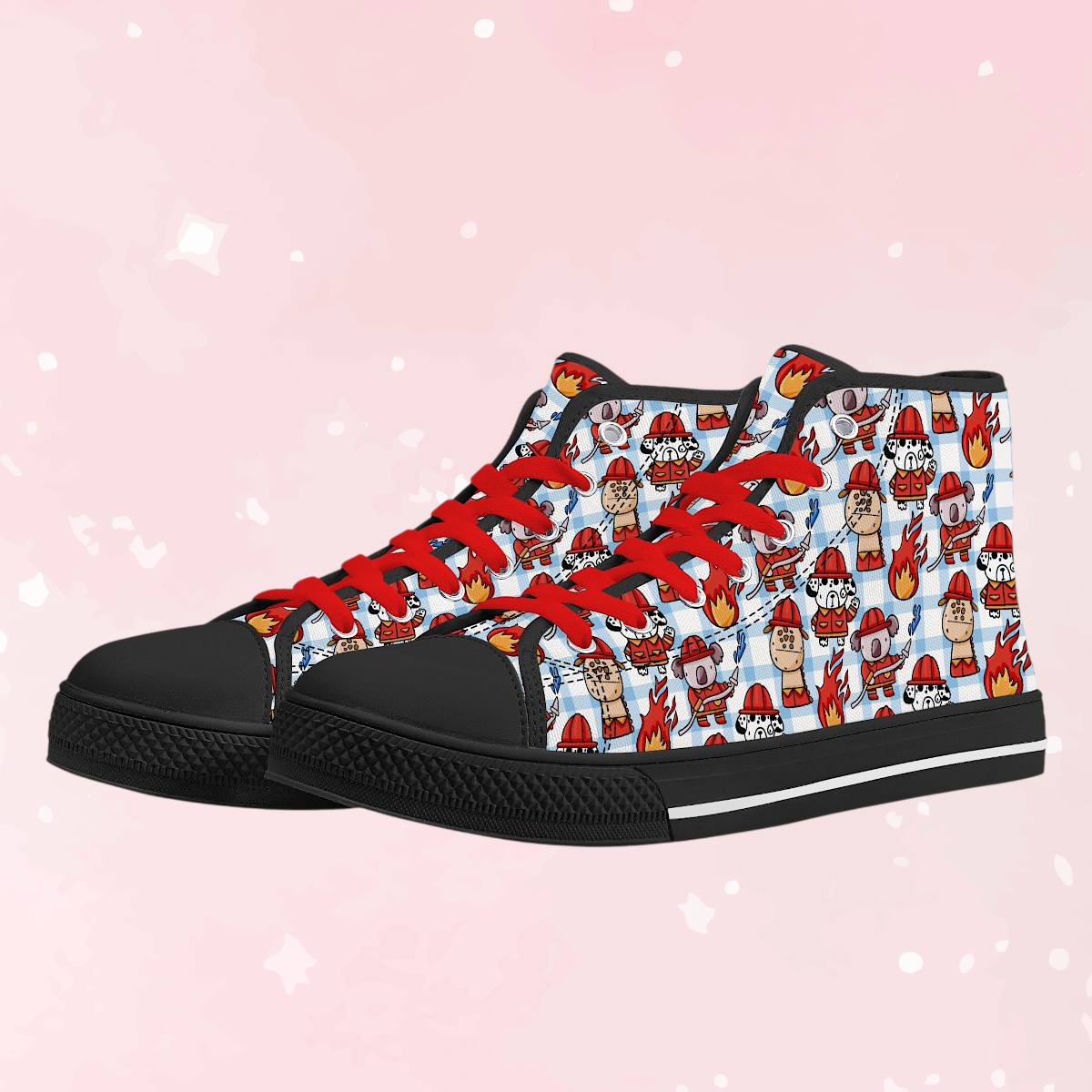 Little Rescue Pup Canvas High Top Sneakers
