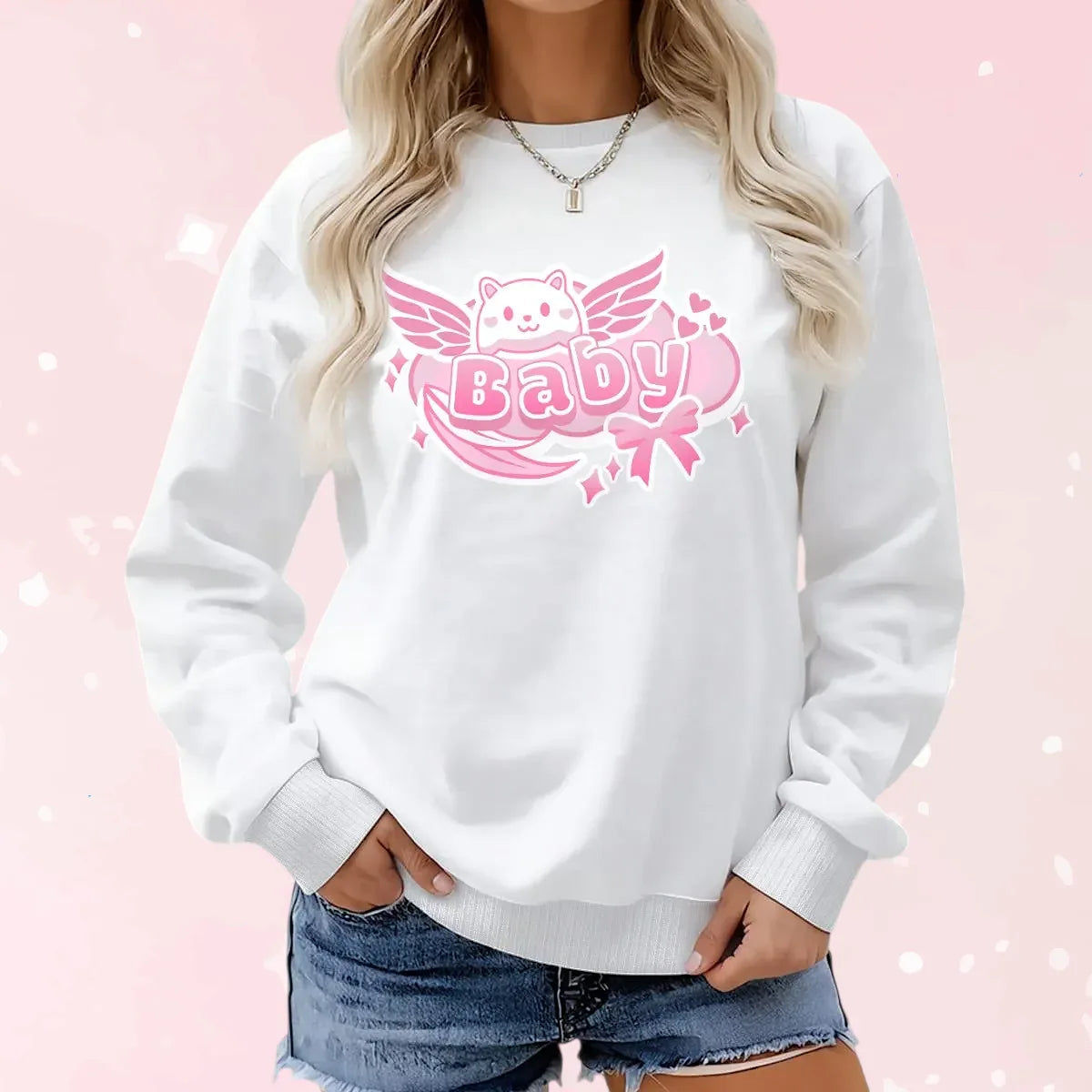 Angel Baby Kitty Play Sweater