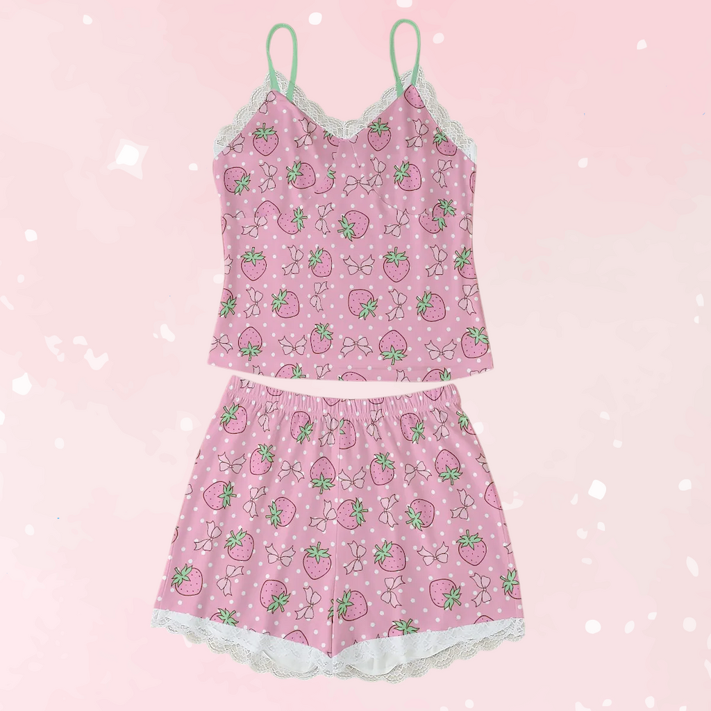 Strawberry Sweetheart Cammi Jammies