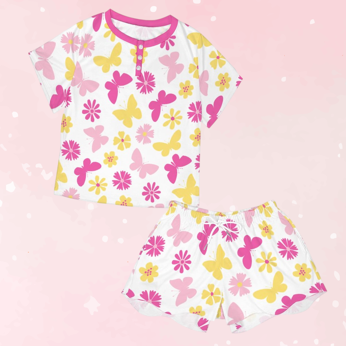 Sweet Butterflies Pajama Set