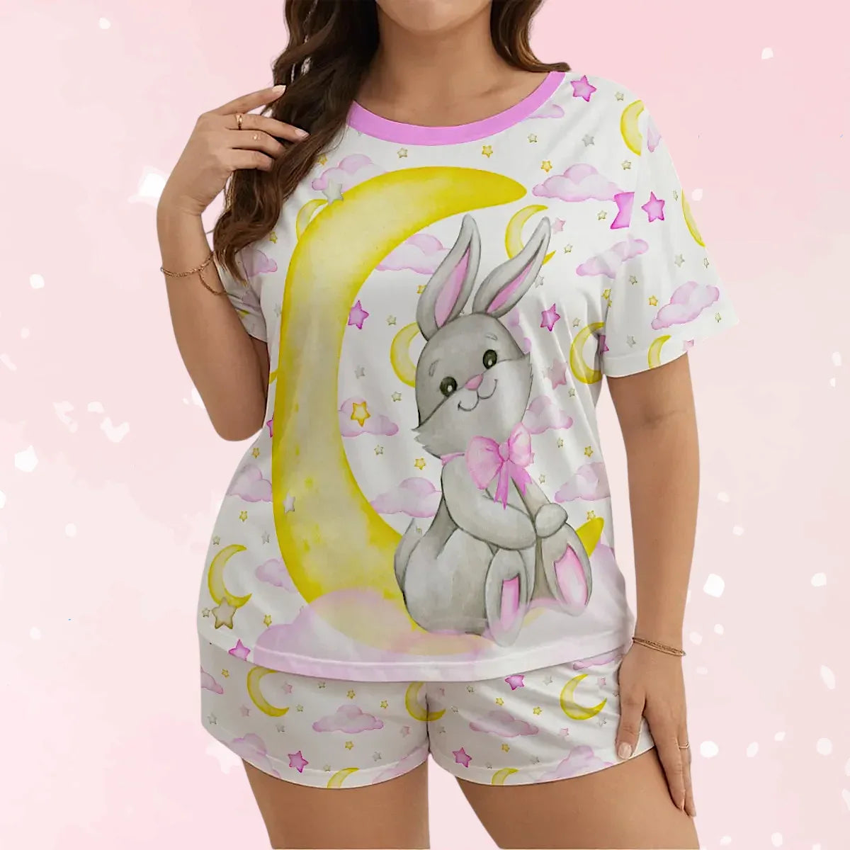 Sweet Moonbunny Cozy Pajama Set