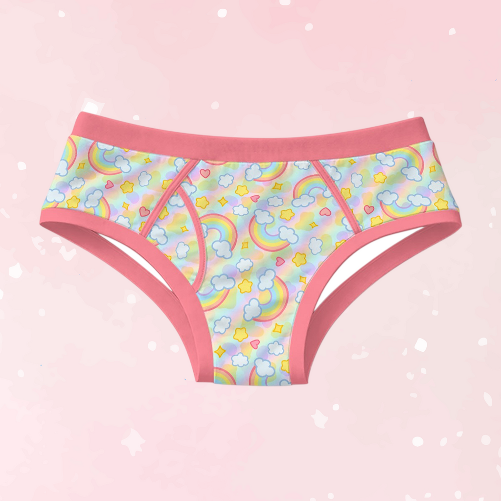 Pastel Rainbow Men's Cotton Undies