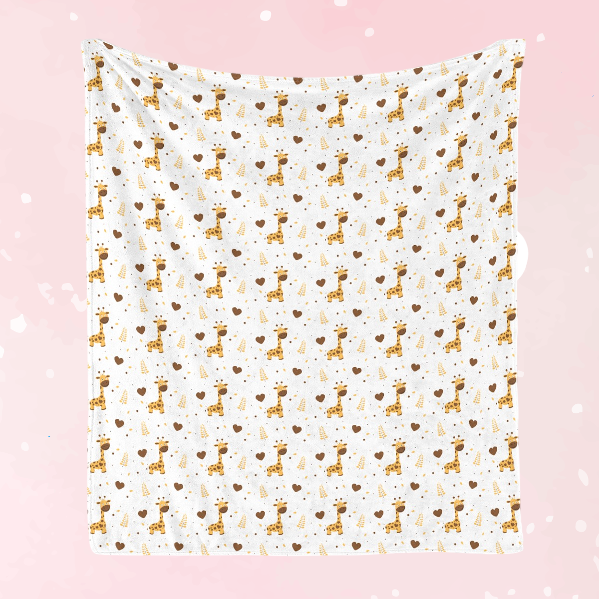 Adorable Giraffe Soft Flannel Blanket