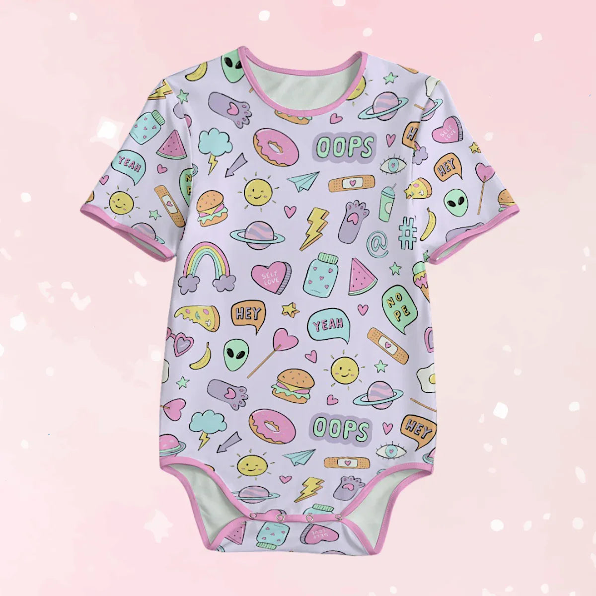 Y2K Galaxy Baby Adult Unisex CuddleSuit