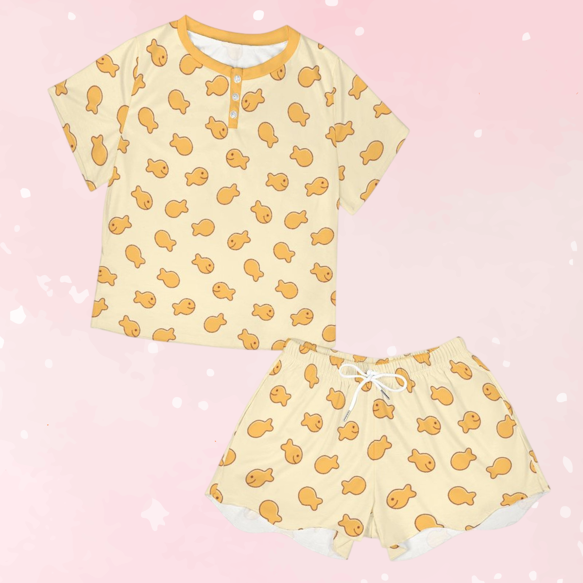 Fishie Crackers Pajama Set