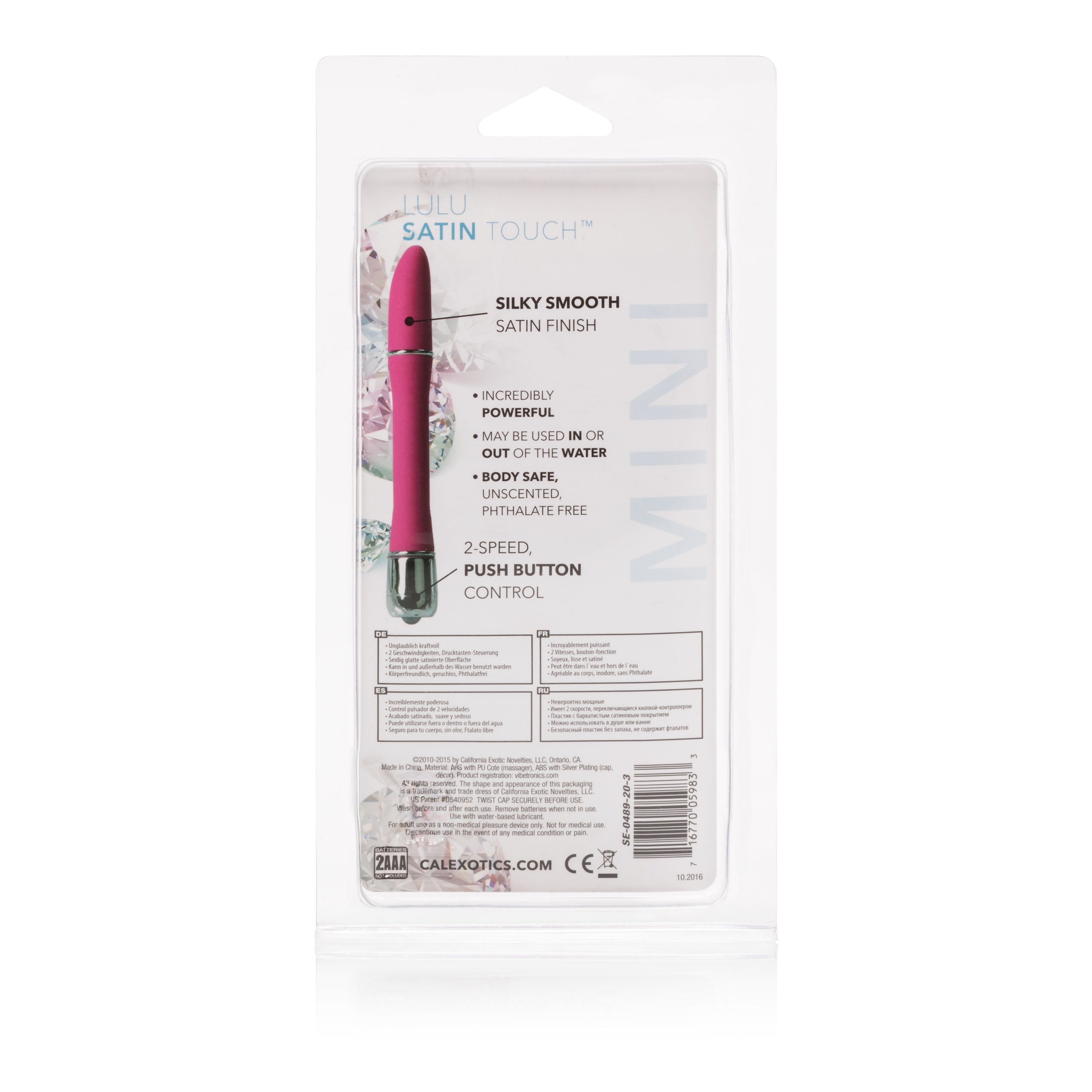 Lulu Satin Touch Personal Massager - Pink