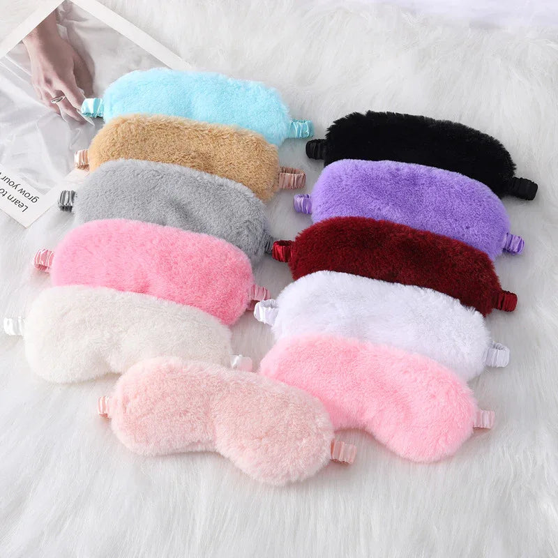 Cozy Plush Sleep Mask (Colors)