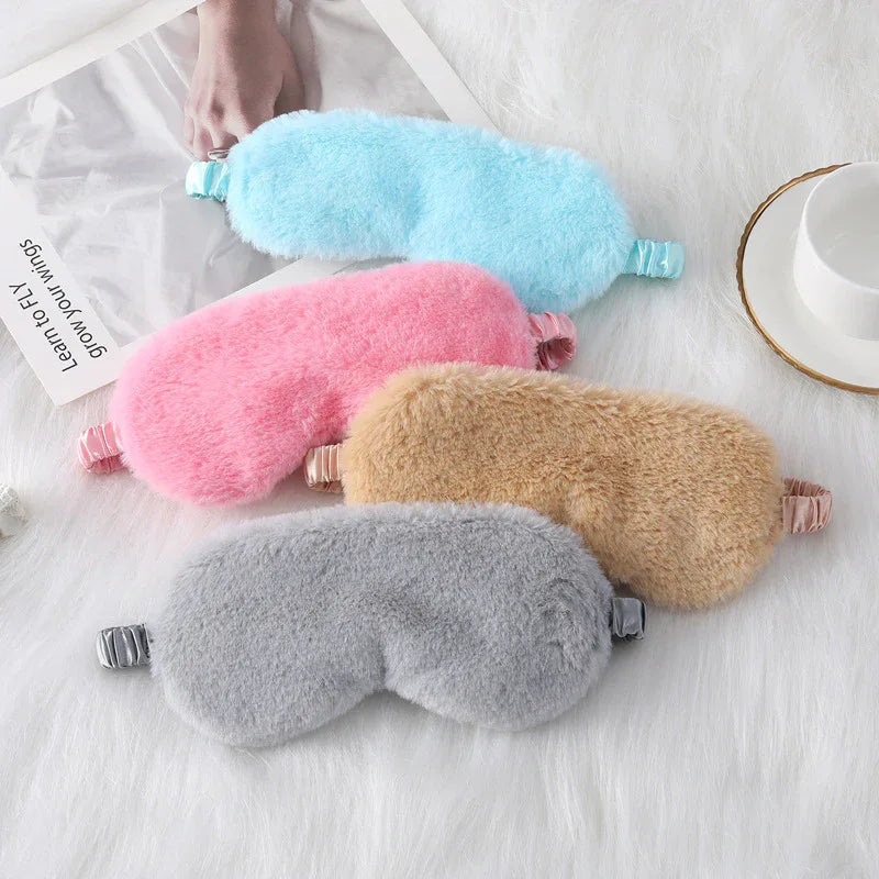 Cozy Plush Sleep Mask (Colors)