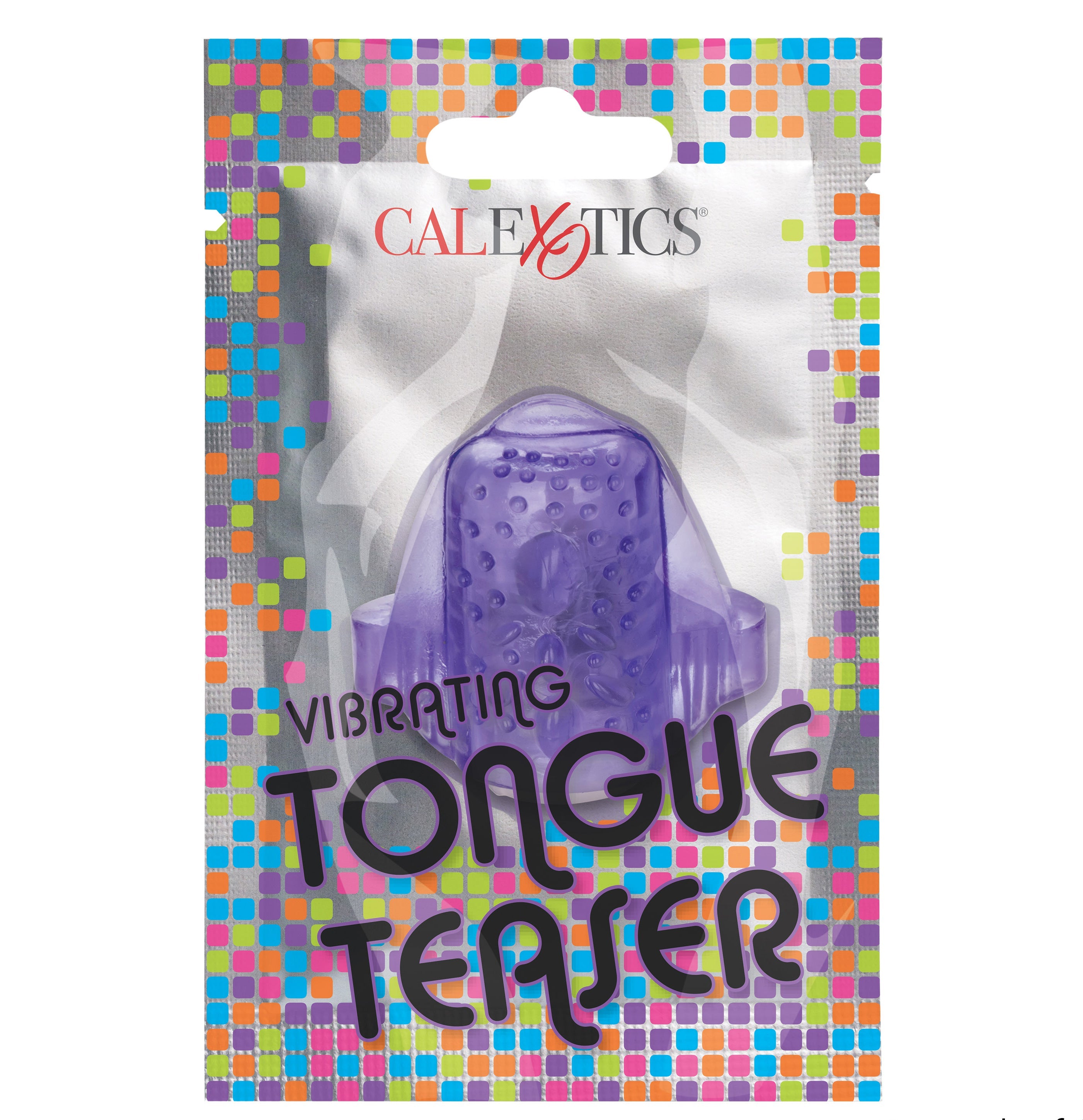 Foil Pack Vibrating Tongue Massager - Purple