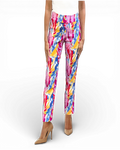 Krazy Larry P507 Pull on Pant - Pink Abstract