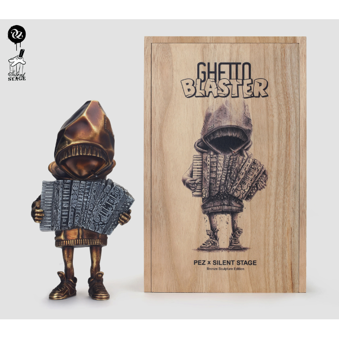 PEZ "Ghetto Blaster" Bronze Sculpture