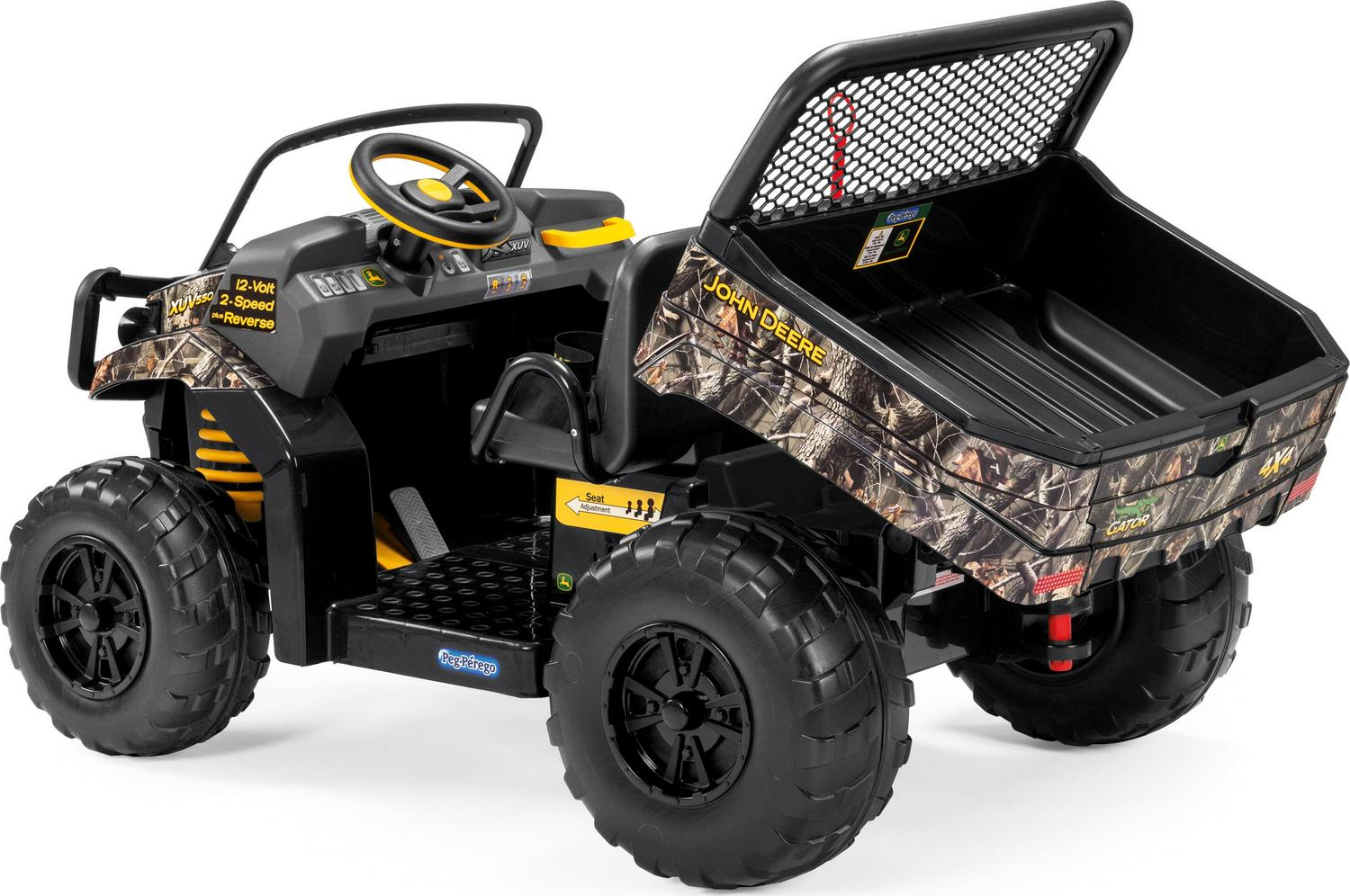 Peg Perego John Deere Gator XUV 12 Volt Ride-on Vehicle - Camouflage