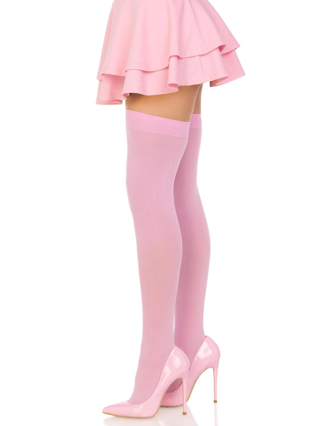 Strawberry Milk Thigh High Stockings (One Size)