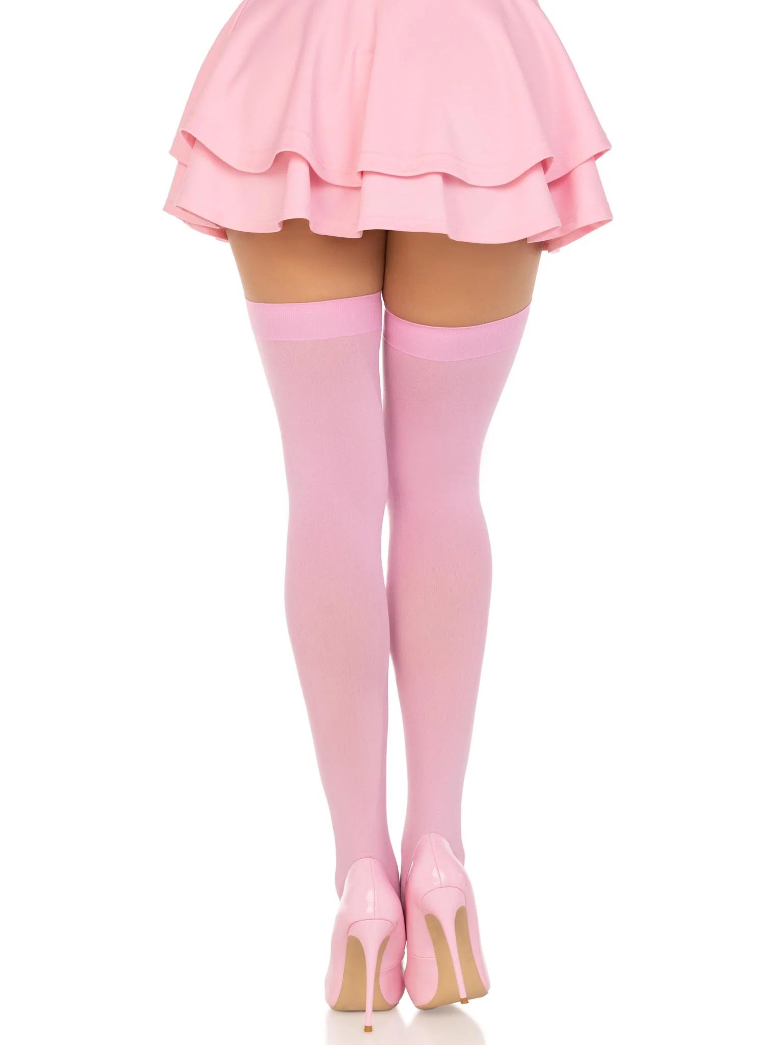 Strawberry Milk Thigh High Stockings (One Size)