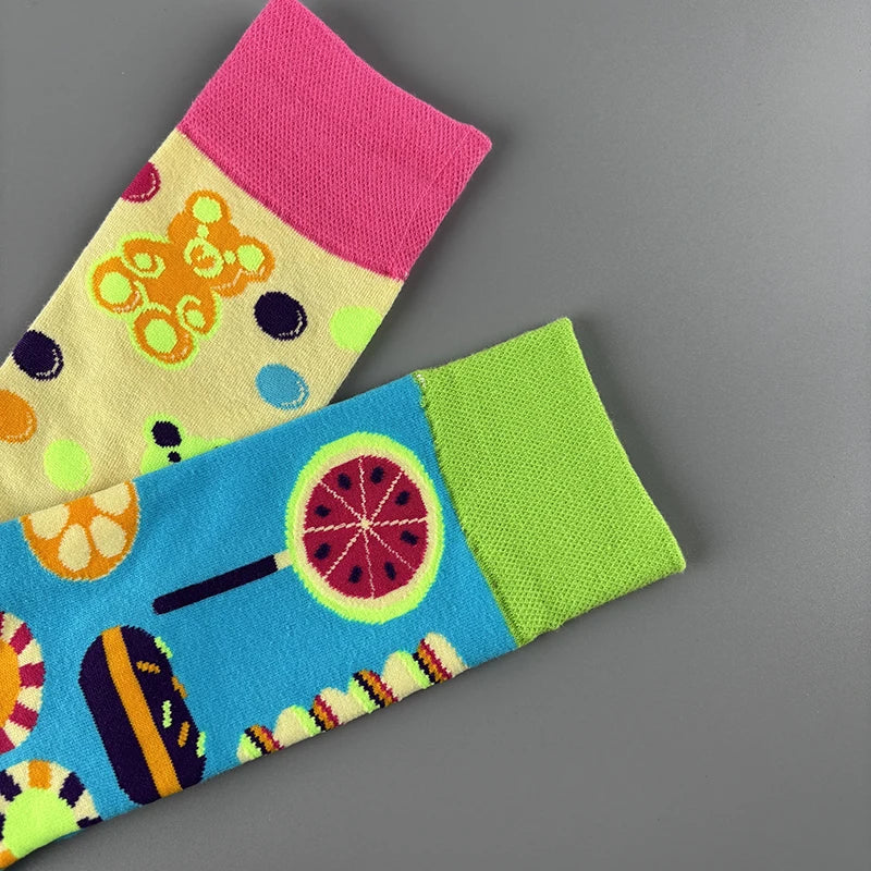 Candy Bear Mid-Calf Socks