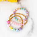 3pcs Magical Candy Heart & Star Charm Bracelets