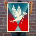 Shepard Fairey "Barb Wire Dove Gradient" Print