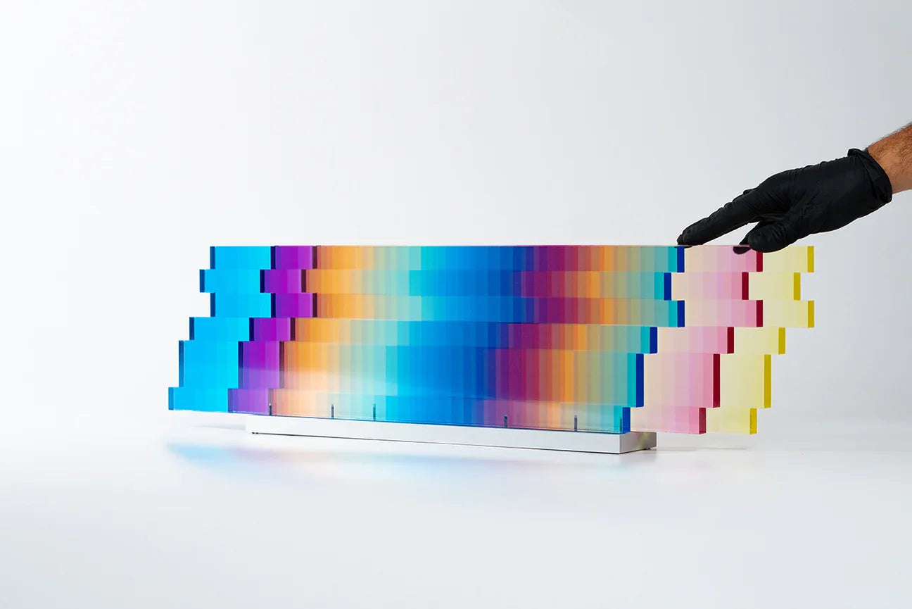 Felipe Pantone "Subtractive Variability Manipulable 6" Sculpture