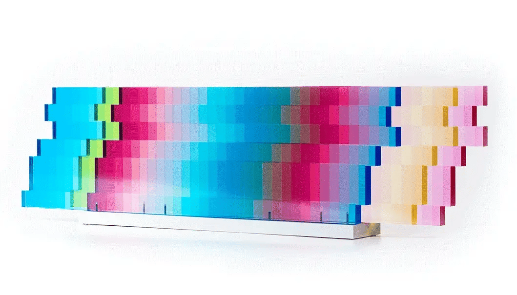 Felipe Pantone "Subtractive Variability Manipulable 6" Sculpture