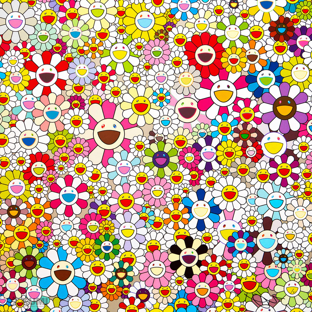Takashi Murakami "Flowers Blossoming in This World and the Land of Nirvana (4)" Print