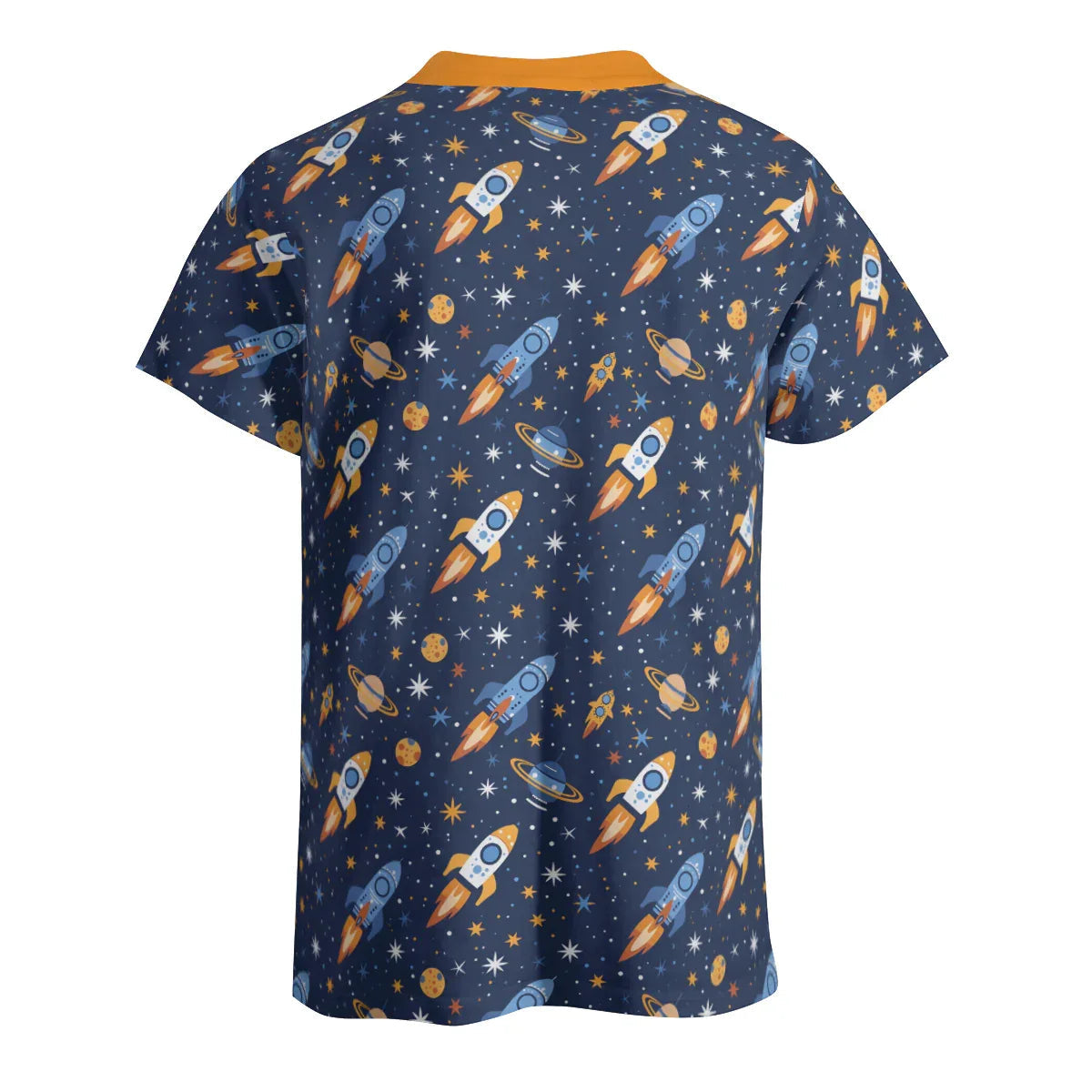 Cute Cosmic Rocket Play Tee