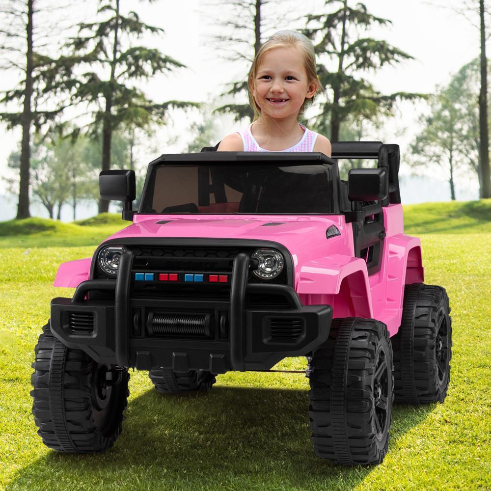 Electric Kids Ride-On SUV with Remote Control, MP3 Player, and LED Lights - 3 Speed Options