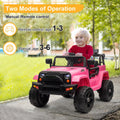 3-in-1 Electric Ride On Car Truck with 3 Speed RC Mode - Supports up to 62lbs
