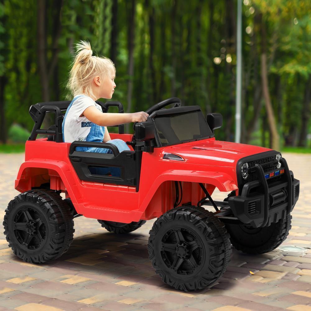 Electric Kids Ride-On SUV with Remote Control, MP3 Player, and LED Lights - 3 Speed Options