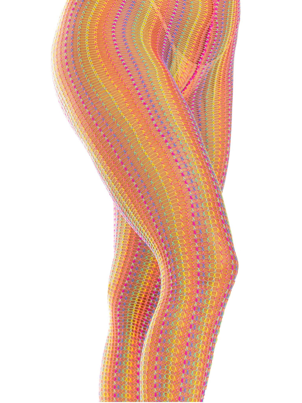 Candy Skies Crochet Net Tights - Multicolor (One Size)
