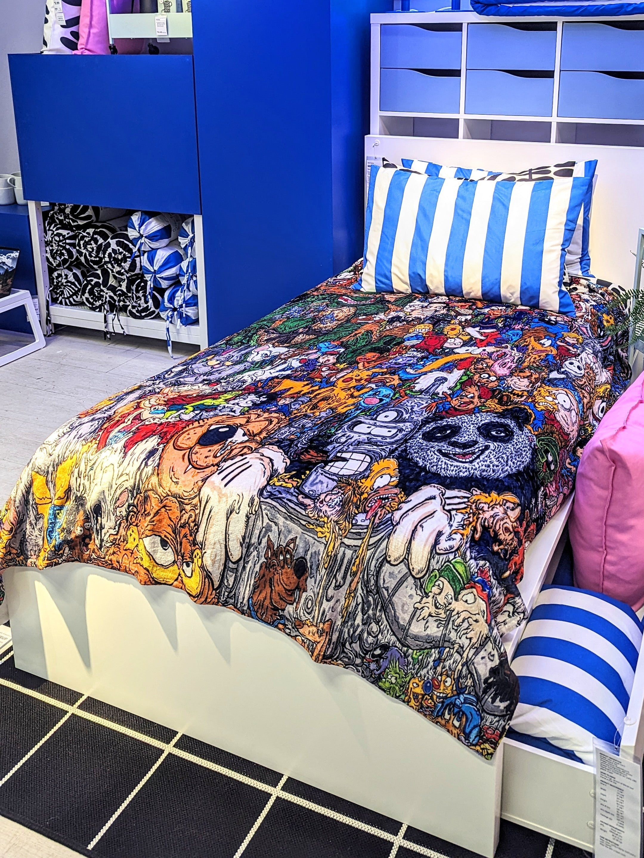 Vincent Gordon "Cartoon Gumbo" Blanket - Double Sided (Vertical & Horizontal)
