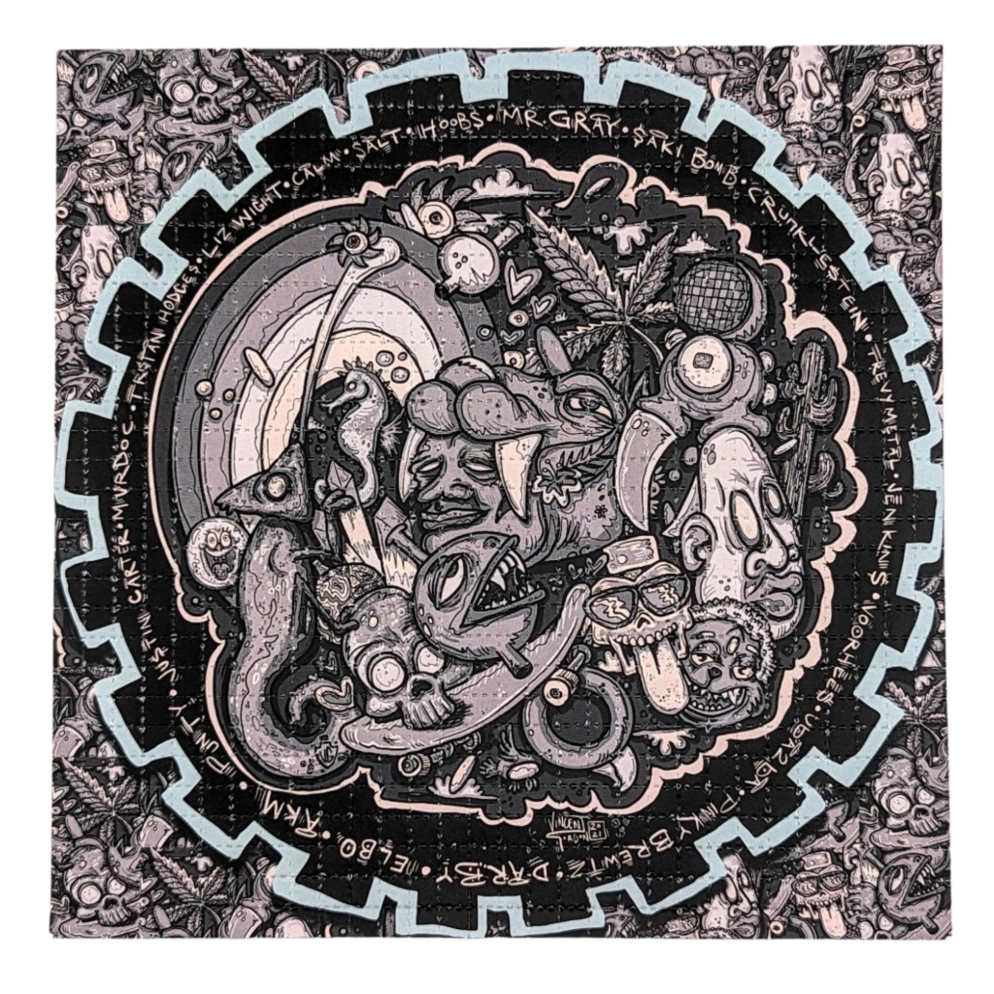 Vincent Gordon “Ziggy's Gears & Gadgets Show 2021” Blotter Print