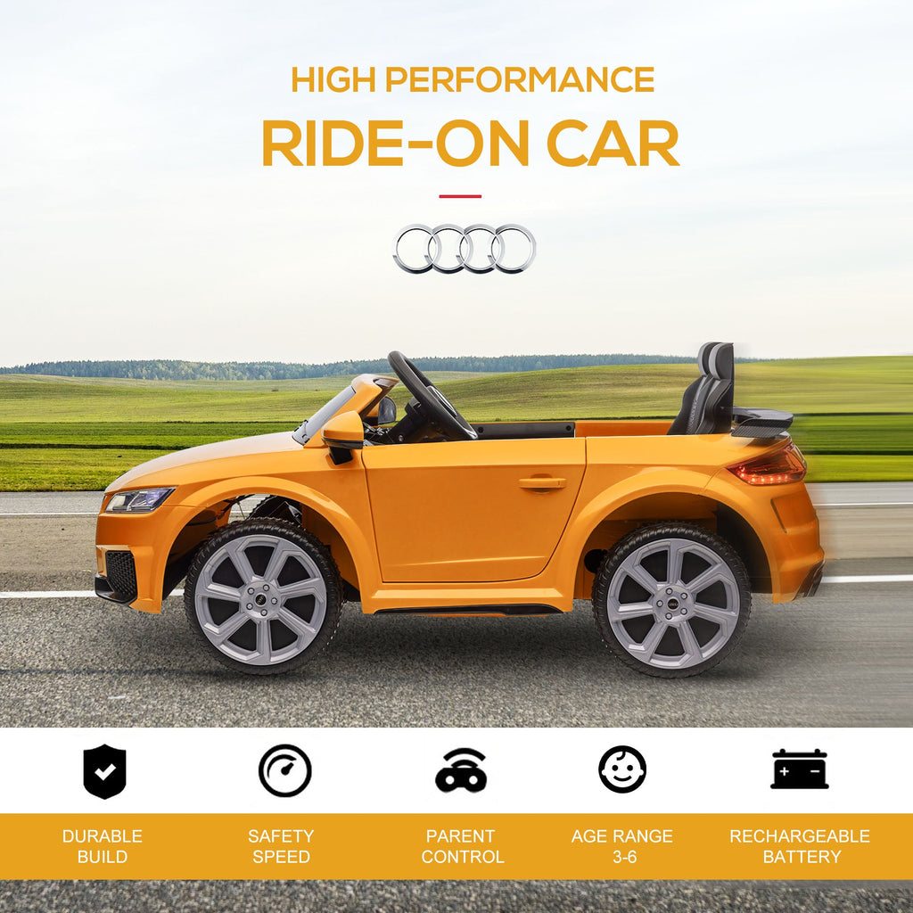 6V Audi TT RS Kid Electric Sports Car with Remote Control Ride-On