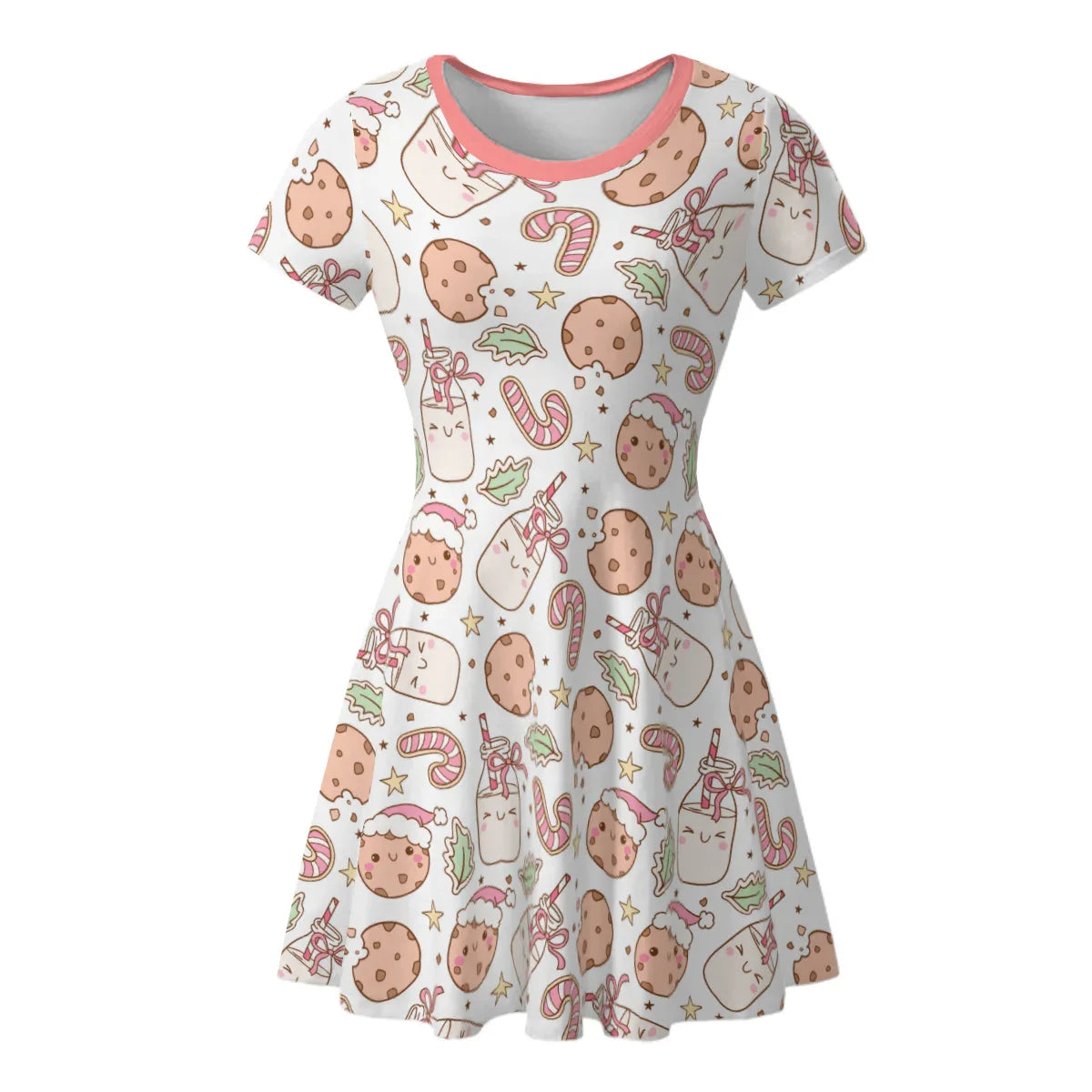 Cookie Milk Holiday Play Dress