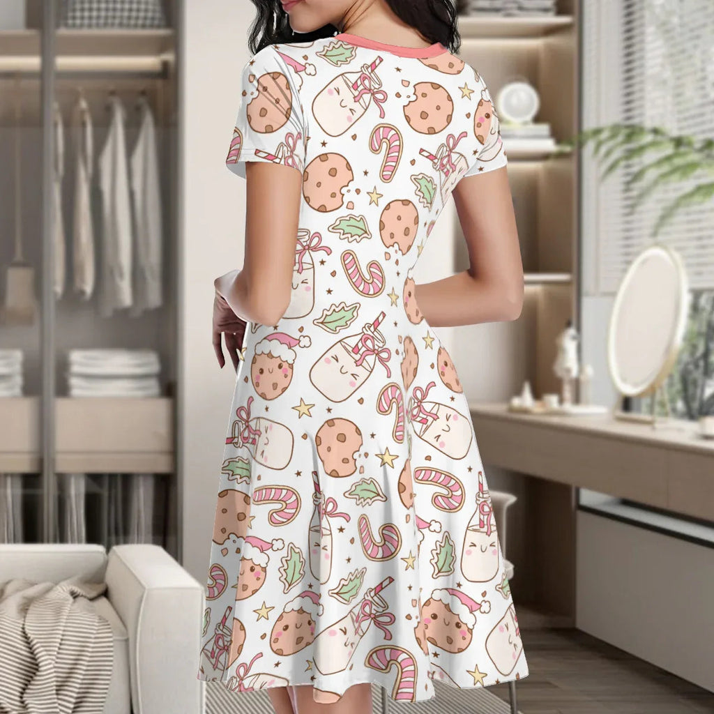 Cookie Milk Holiday Play Dress