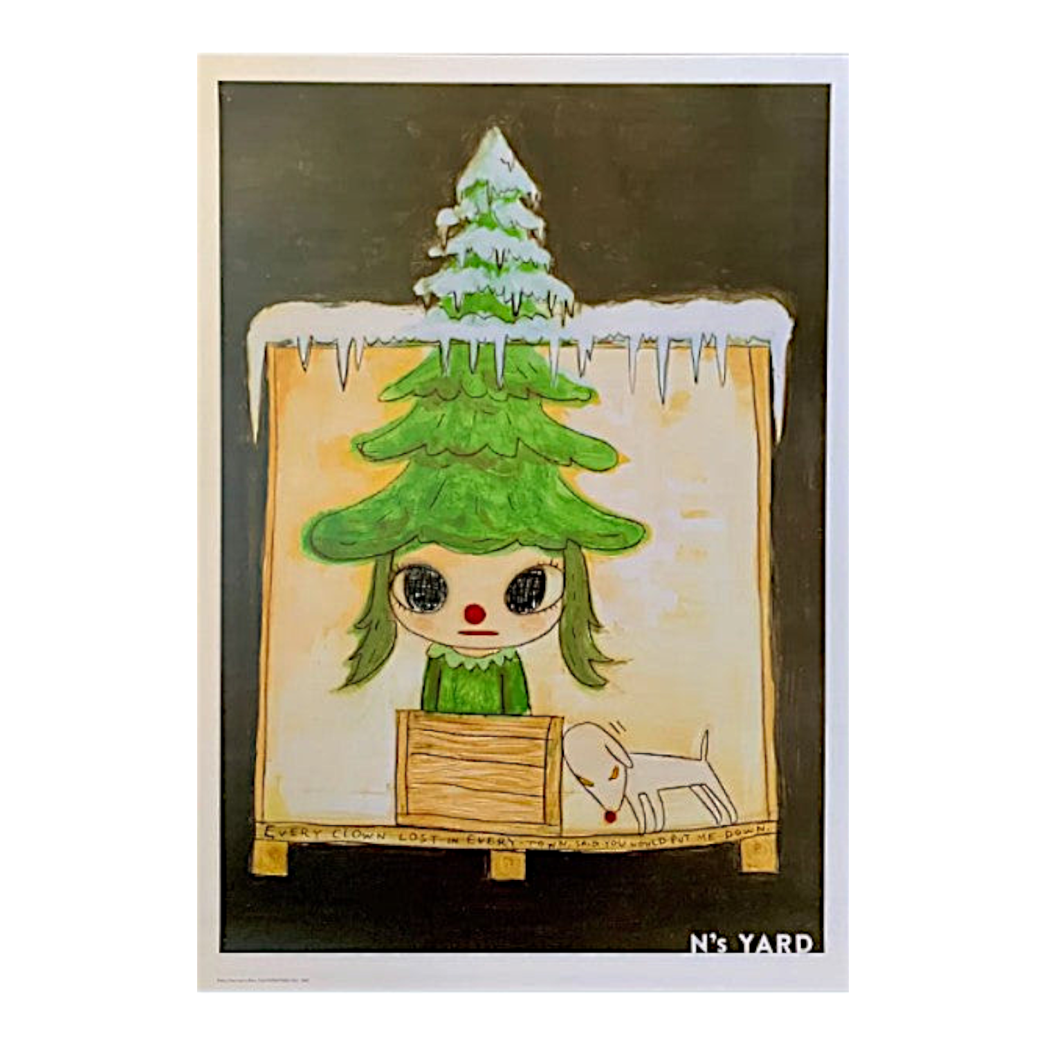 Yoshitomo Nara "Every Clown Lost in Every Town" Print