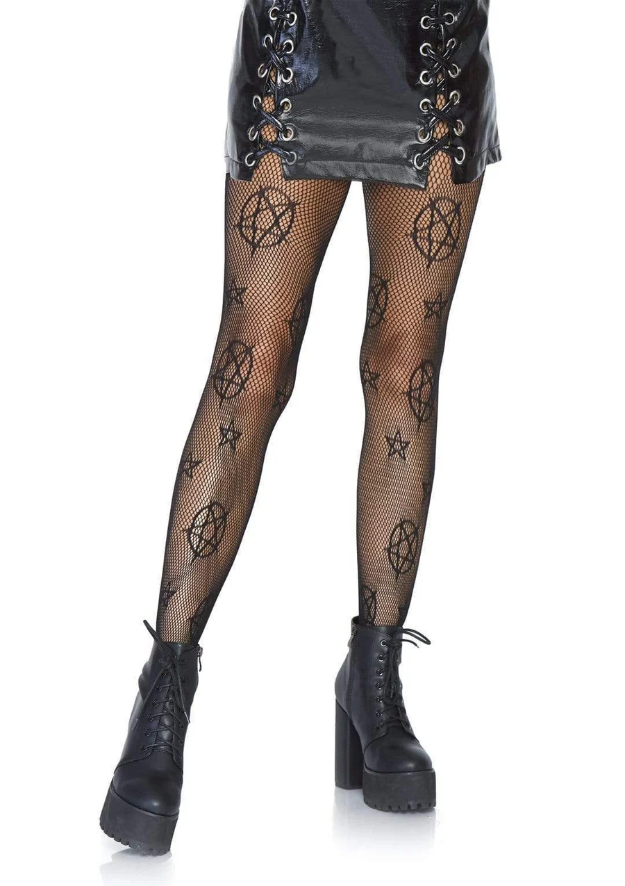 Occult Net Tights Black (OS)