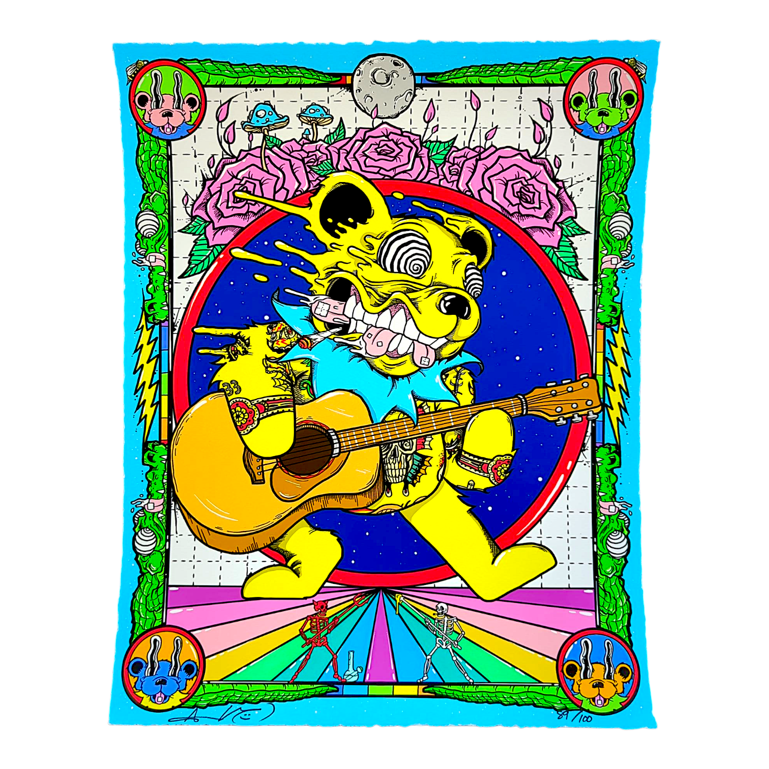 Aaron Brooks "Billy Bear" Print