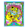 Aaron Brooks "Billy Bear (Roses Foil)" Print