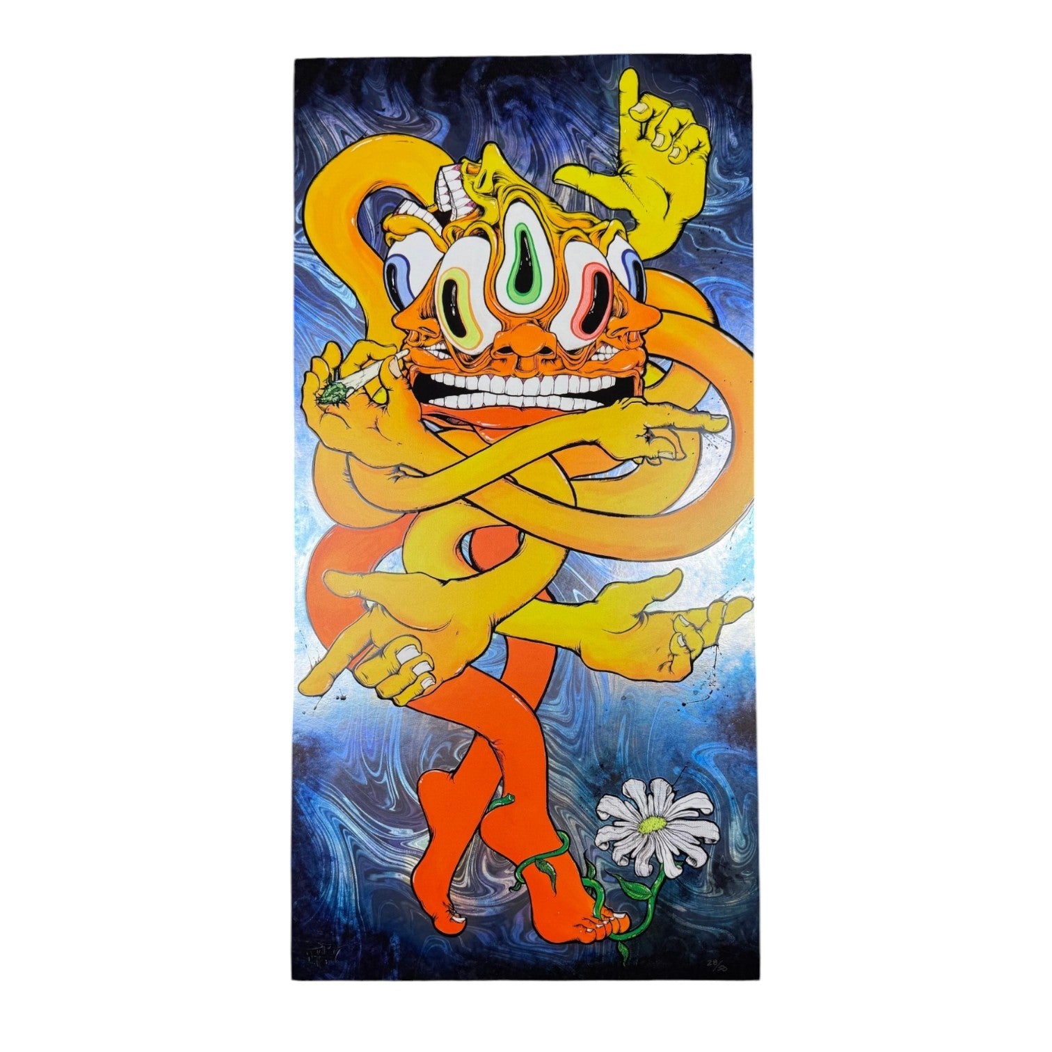 Aaron Brooks "Easy Skankin' (Swirl3)" Print