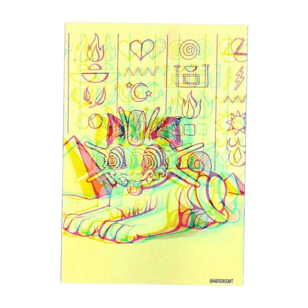 Aaron Brooks Fluff-Meowth Sticker Pack