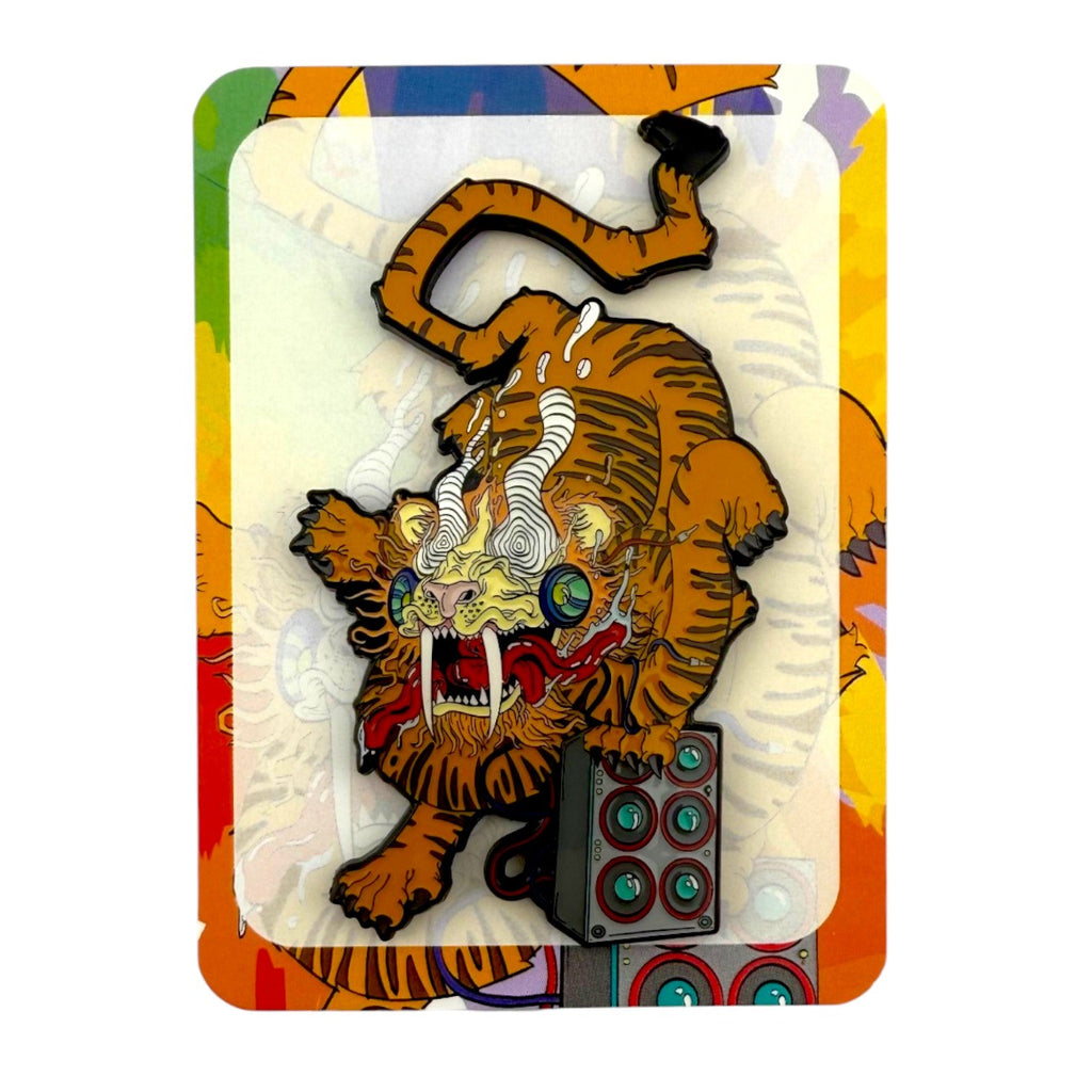 Aaron Brooks "Sabertooth Selekta Pin (Black)" Pin