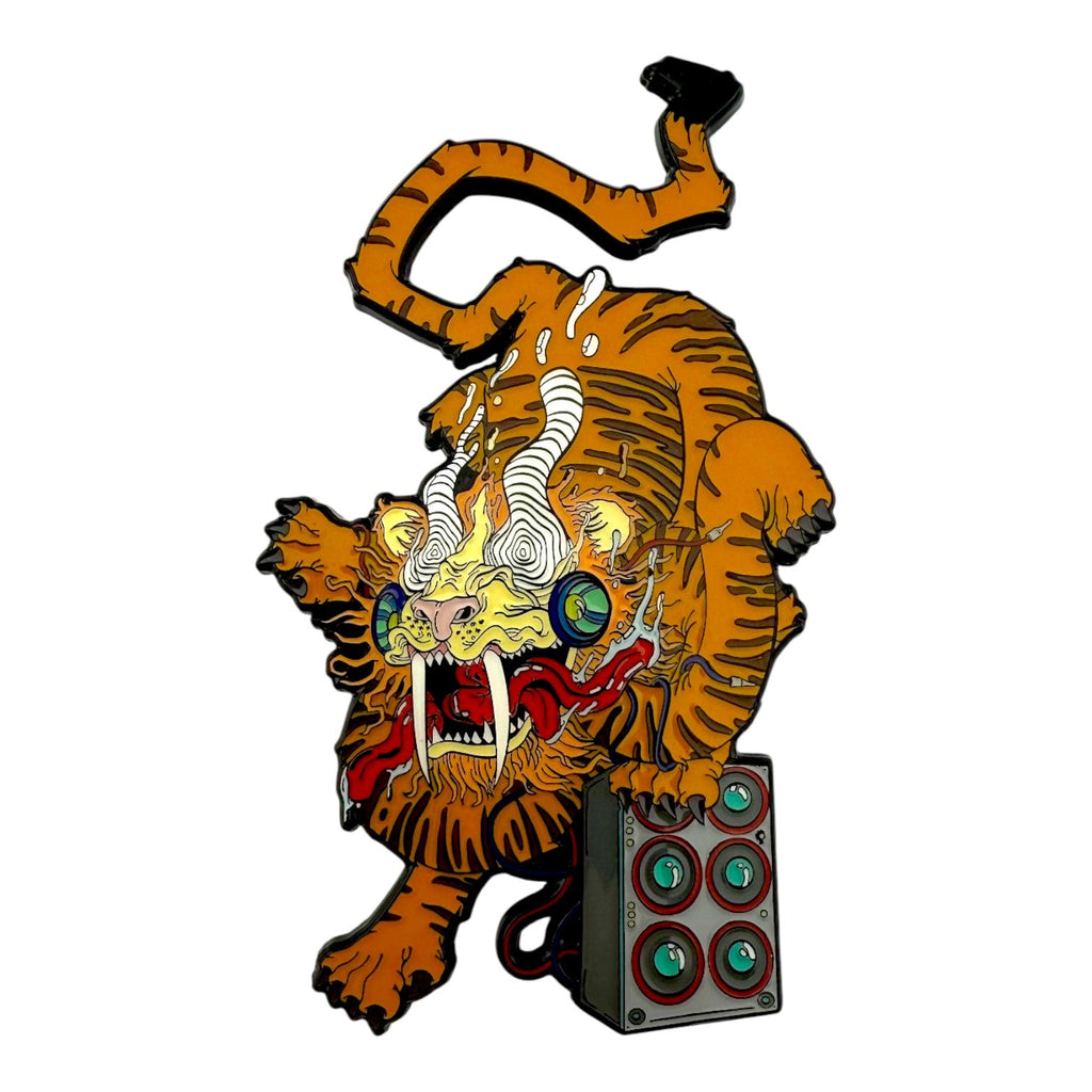 Aaron Brooks "Sabertooth Selekta Pin (Black)" Pin