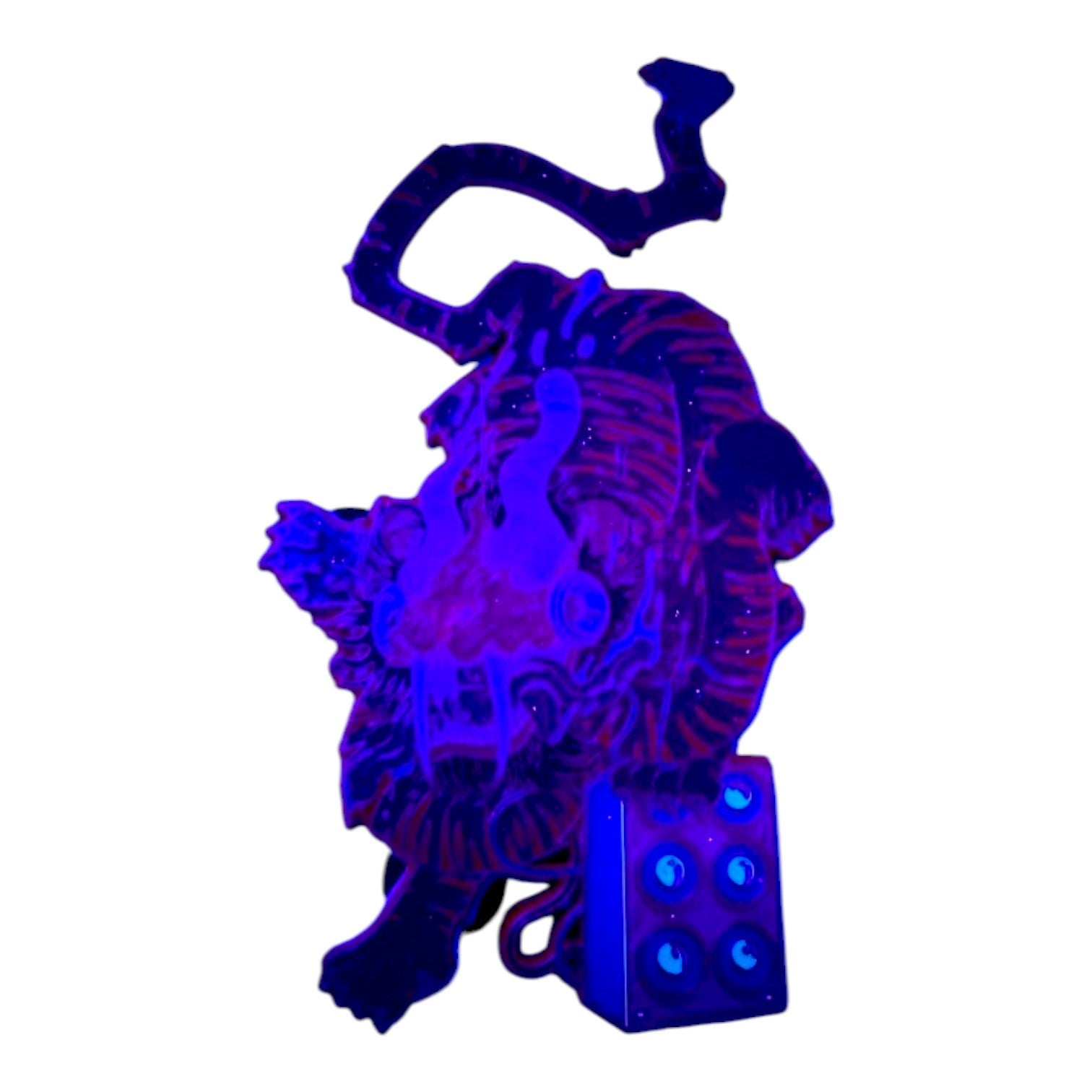 Aaron Brooks "Sabertooth Selekta" Pin (Magenta) Pin