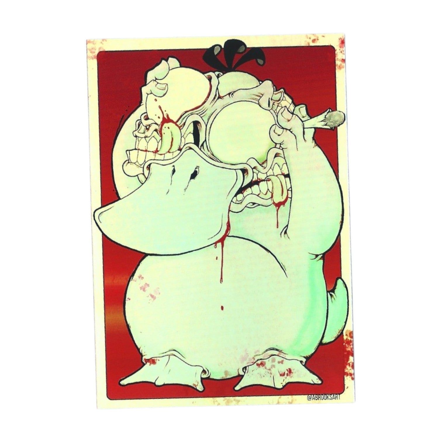 Aaron Brooks Psychedeluck (Zombie) Sticker